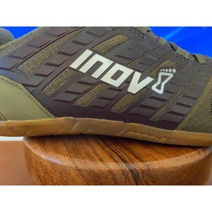 INOV-8 Barefoot Training Shoes Mens US 10 Olive/Gum Bare Grip XF 210 V2 Crossfit